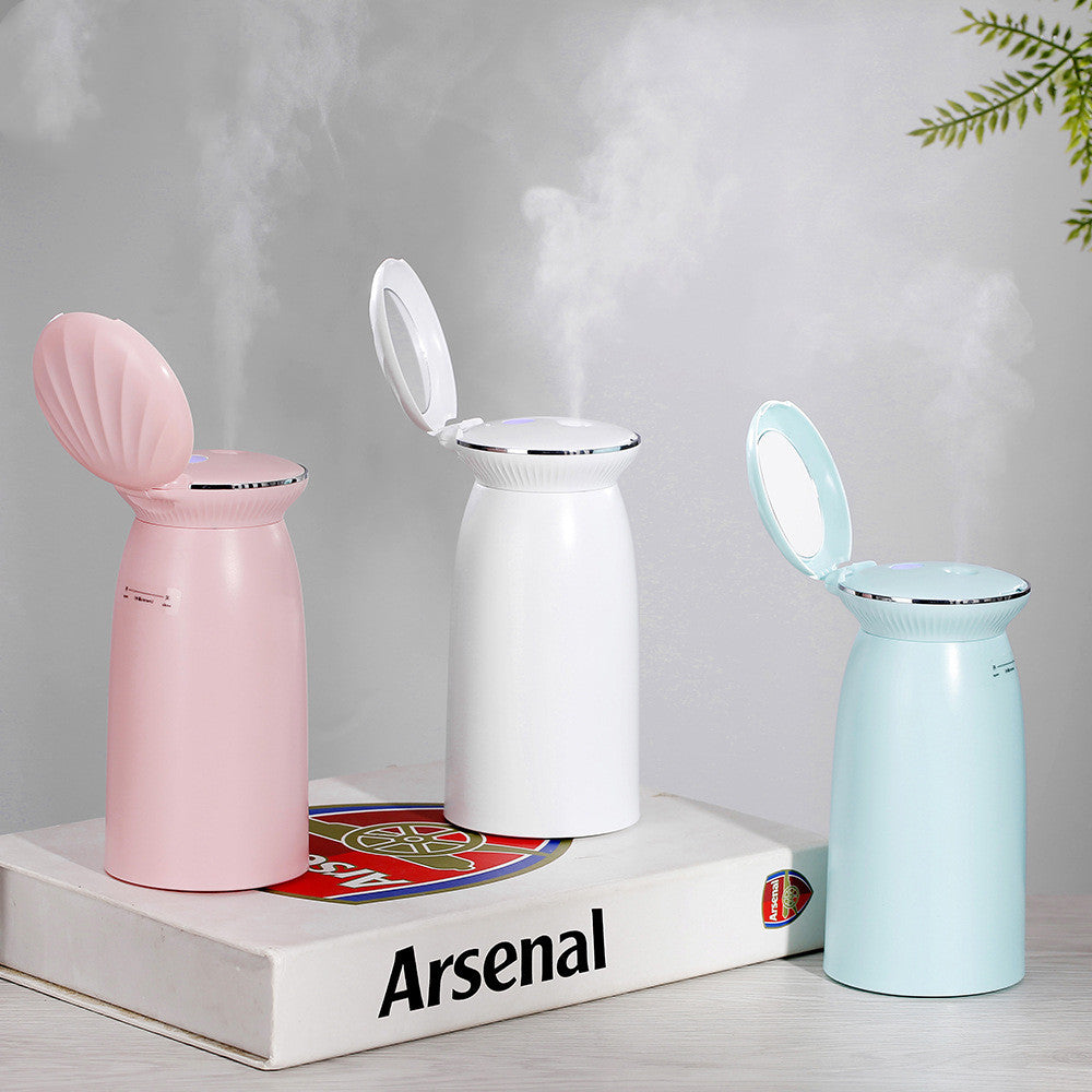 Humidificador Shell Glam con Espejo Integrado