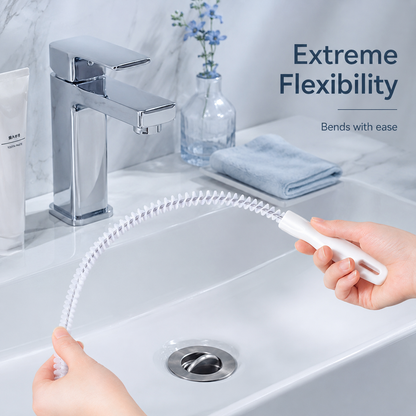 Cepillo Desatascador Flexible para Desagües