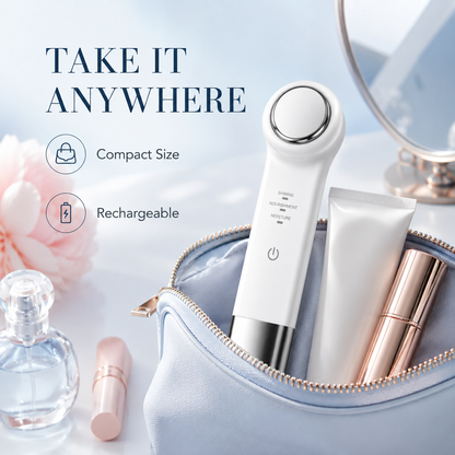 Masajeador Facial Ultrasónico Glow Pro