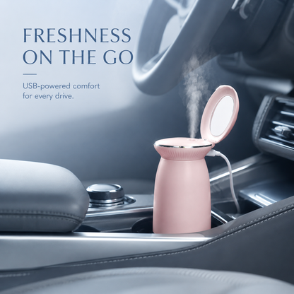 Humidificador Shell Glam con Espejo Integrado