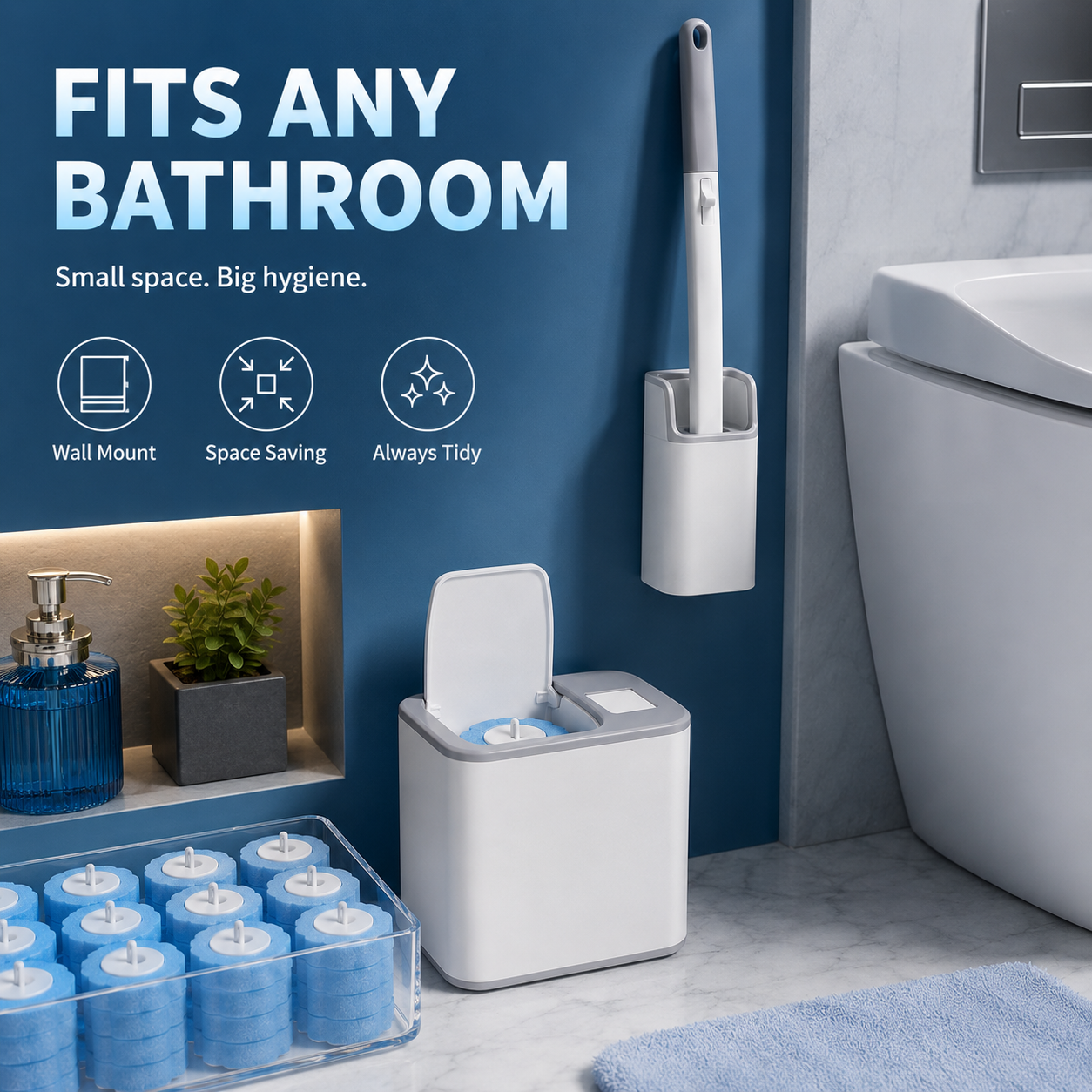 Cepillo WC Higiénico Plus con Recambios