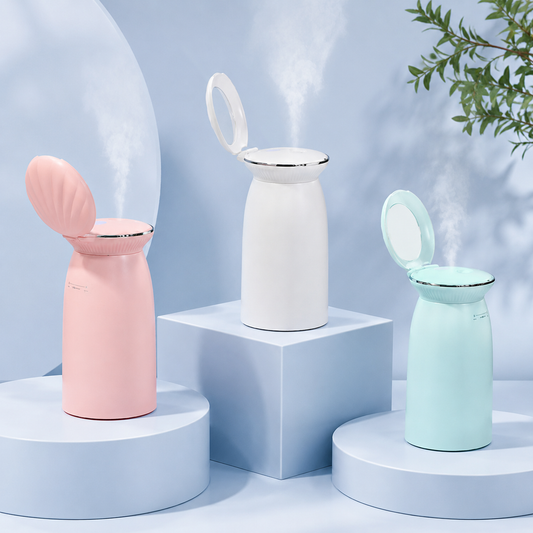 Humidificador Shell Glam con Espejo Integrado