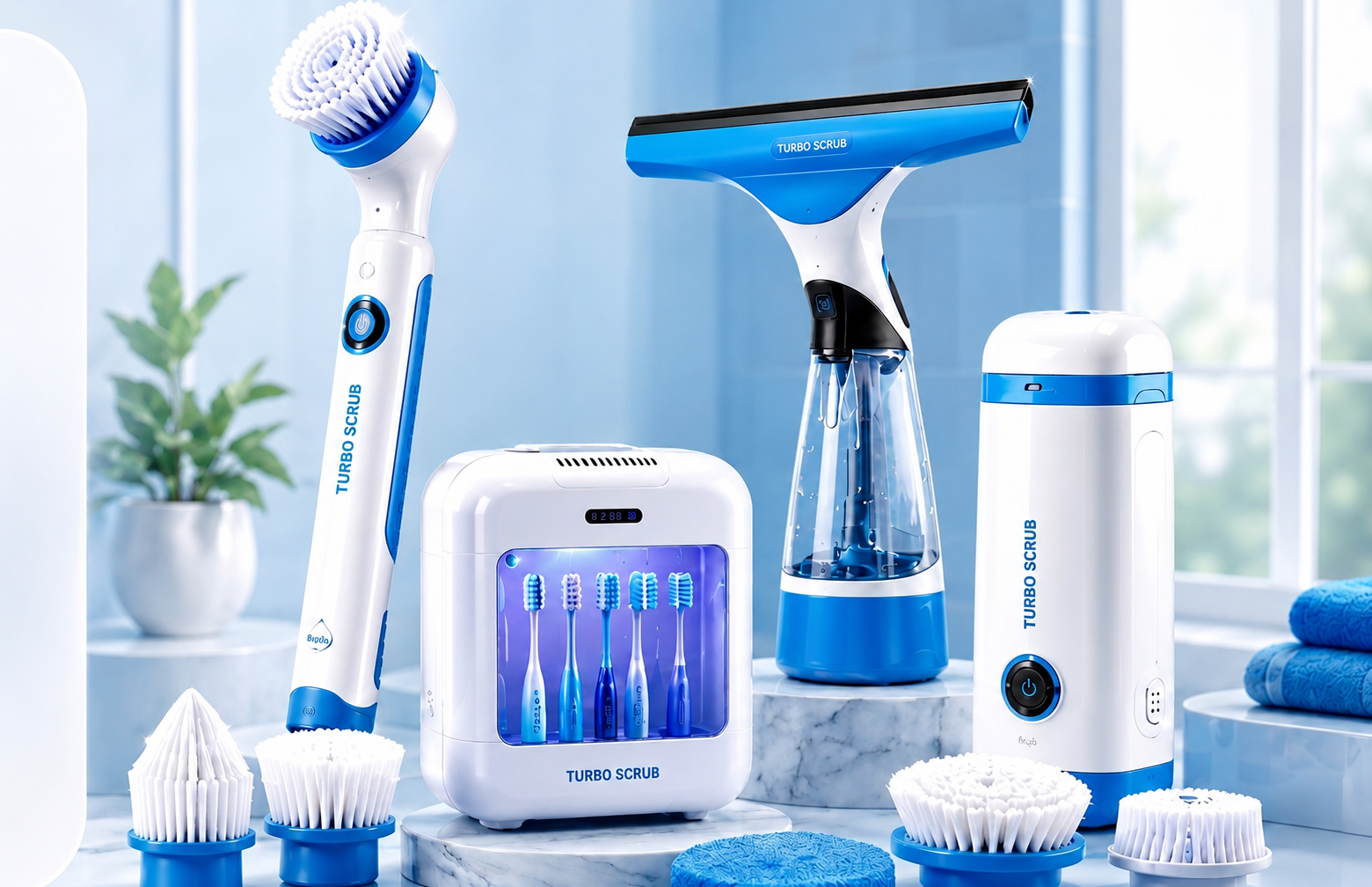 Productos Turbo Scrub para limpieza inteligente del hogar