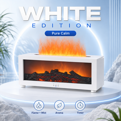 Chimenea Aromática con Humidificador LED