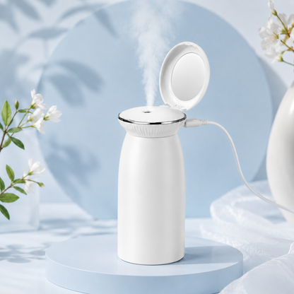 Humidificador Shell Glam con Espejo Integrado